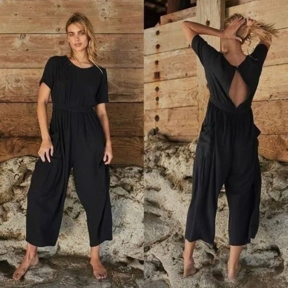 NWT FREE PEOPLE Happy‎ To Be Here Romper one piece jumpsuit - Picture 1 of 7